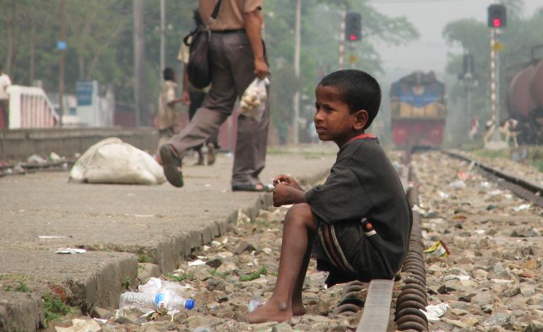 Street_Child,_Srimangal_Railway_Station