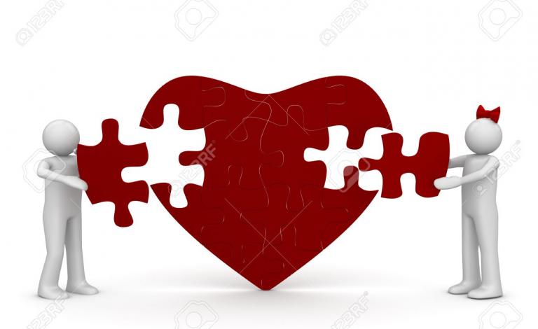 6238538-Love-is-a-puzzle-love-valentine-day-series-3d-isolated-characters-Stock-Photo