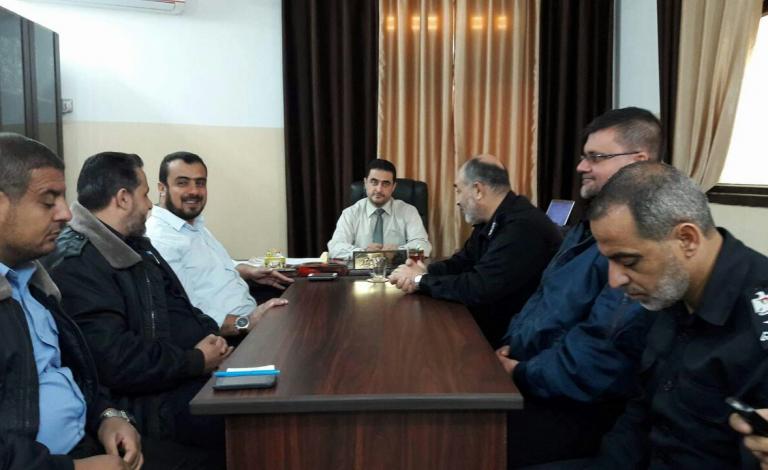 نيابة رفح تستقبل وفد علماء فلسطين ونيابة الشمال تناقش محاربة الجريمة