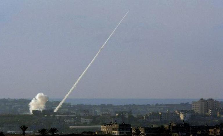 إطلاق صاروخ من غزة