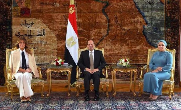 السيسي وميلانا