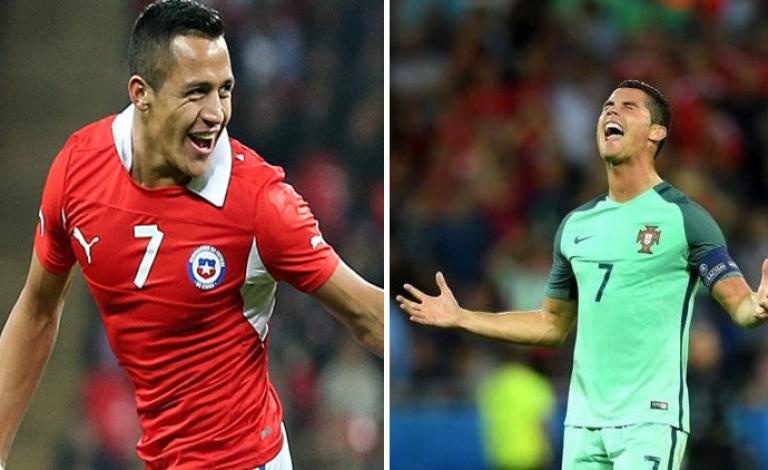 كأس القارات.. برتغال رونالدو تصطدم بتشيلي سانشيز