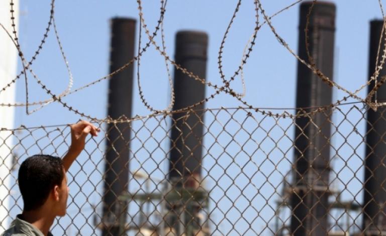 محطة توليد الكهرباء في قطاع غزة
