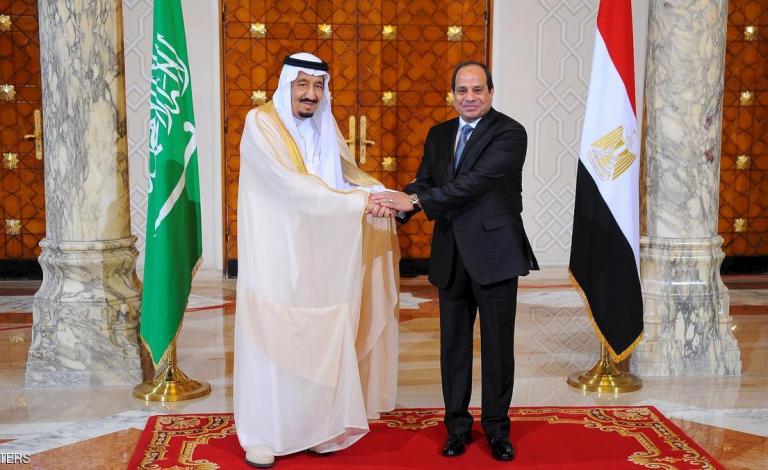 الملك سلمان وعبد الفتاح السيسي