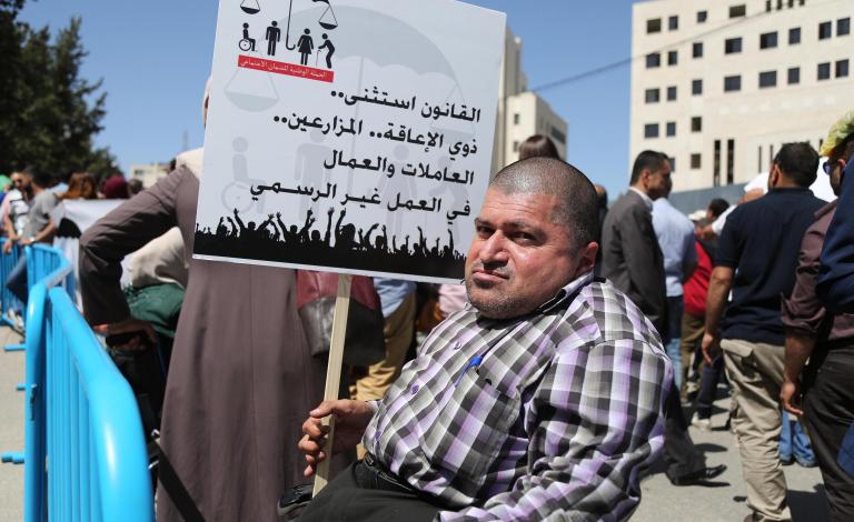 حملة الضمان الاجتماعي تقدم مطالبها للحكومة‎