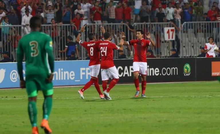 الأهلي يسقط القطن الكاميروني ويصعد لربع نهائي الأبطال