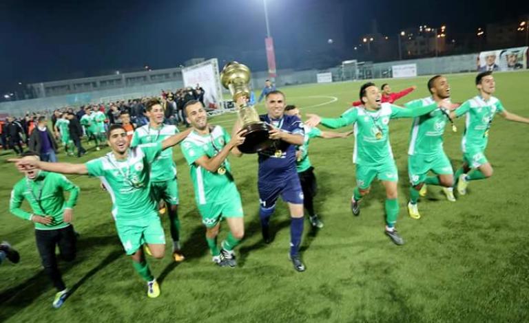 بطل الدوري الفلسطيني بالضفة