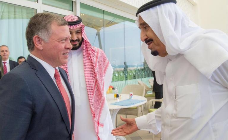الملك سلمان يبحث مع العاهل الأردني الأوضاع بالمنطقة