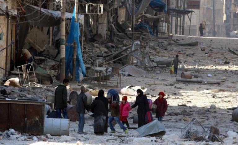 إعلان الأحياء المحاصرة بحلب منطقة منكوبة