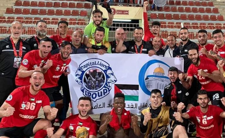 هلال القدس يبدع ويطرب ويصعد لدور المجموعات