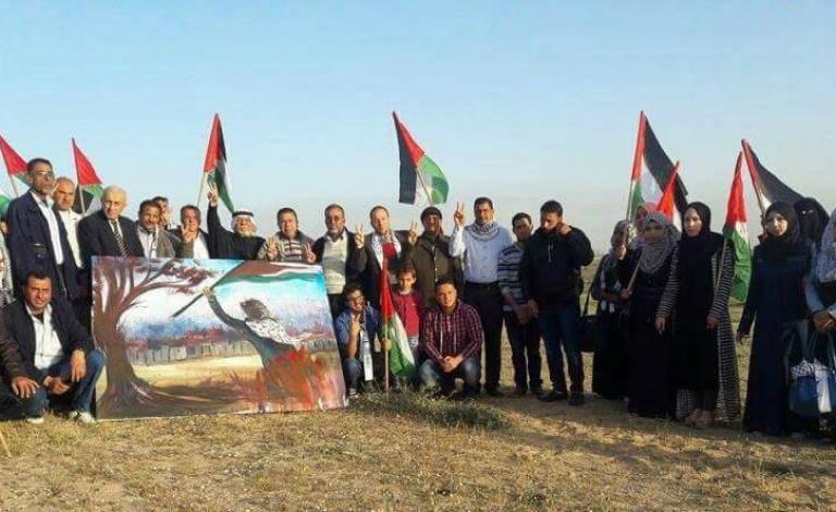 إحياء الذكرى الـ 41 ليوم الأرض على الحدود الشرقية للبريج