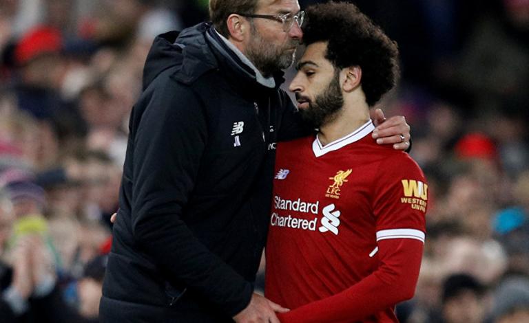 مدرب ليفربول ومحمد صلاح