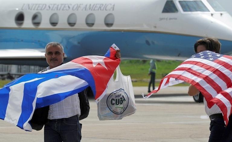 انطلاق أول رحلة جوية تجارية بين واشنطن وهافانا