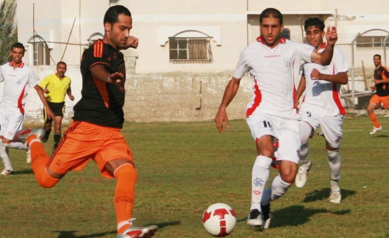 مدافع اتحاد خانيونس نبيل صيدم