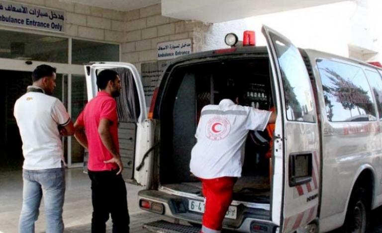 إصابة طفل في حادث سير في غزة