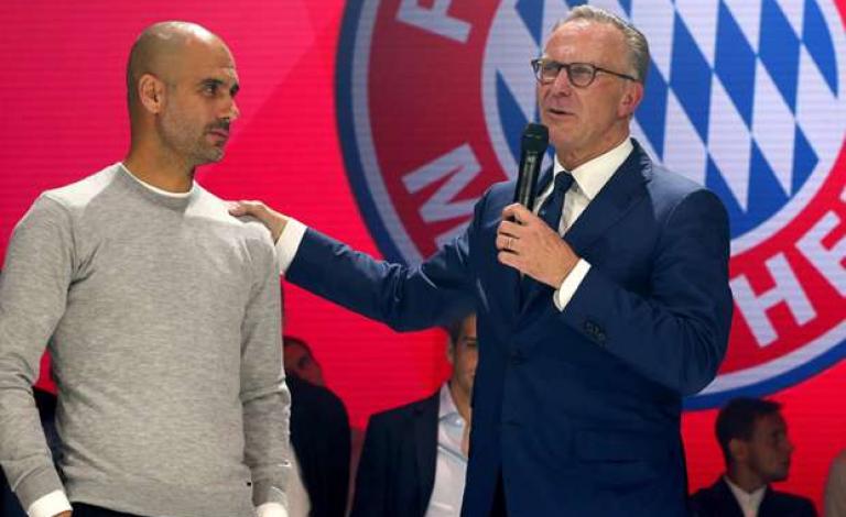 karl-heinz-rummenigge-pep-guardiola-fc-bayern-05232015_spn4i7ozbtrz15xhl7ncje6rx