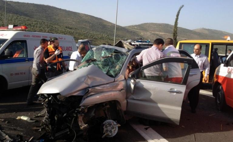 5 إصابات بحادثي سير منفصلين في جنين