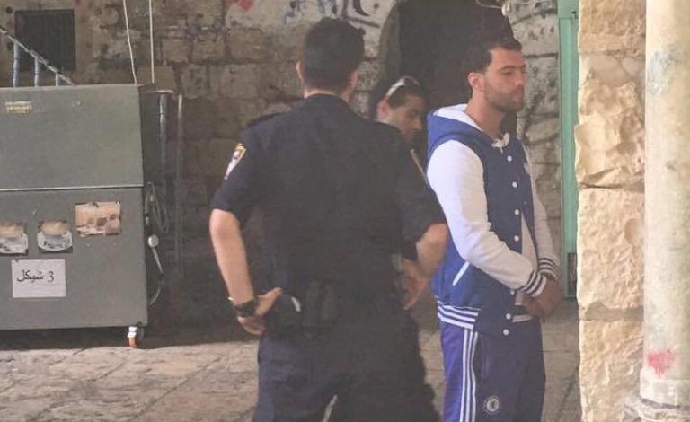 اعتقال شاب مقدسي بالأقصى