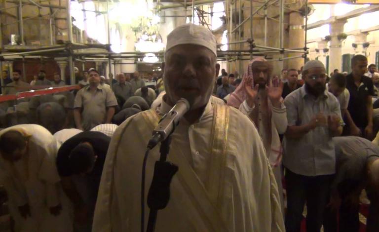 خطيب المسجد الأقصى الشيخ يوسف أبو سنينة