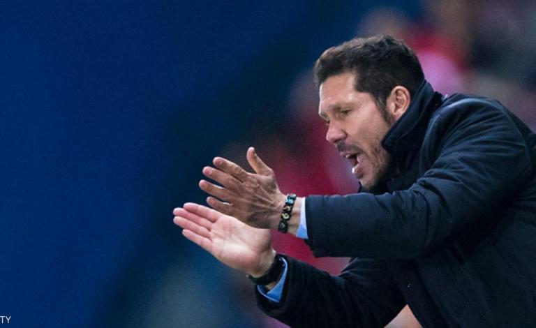 الأرجنتيني دييغو سيميوني المدير الفني لأتليتيكو مدريد