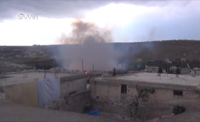 قصف روسي وسوري بالفوسفور والقنابل العنقودية