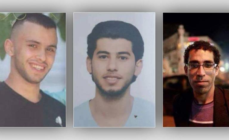 الشان الثلاثة اعتقلهم جهاز مخابرات السلطة