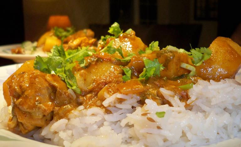 كاري-الدجاج-الحار