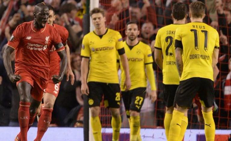 ليفربول ودورتموند في مباراة الموسم