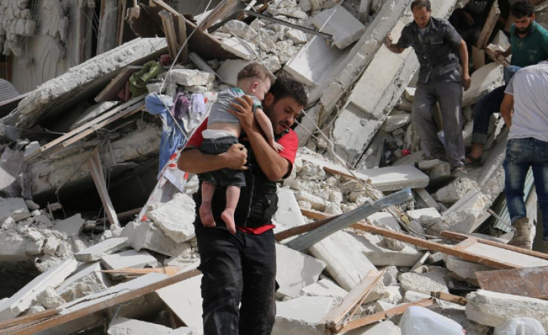قتلى وجرحى بغارات على شرقي حلب