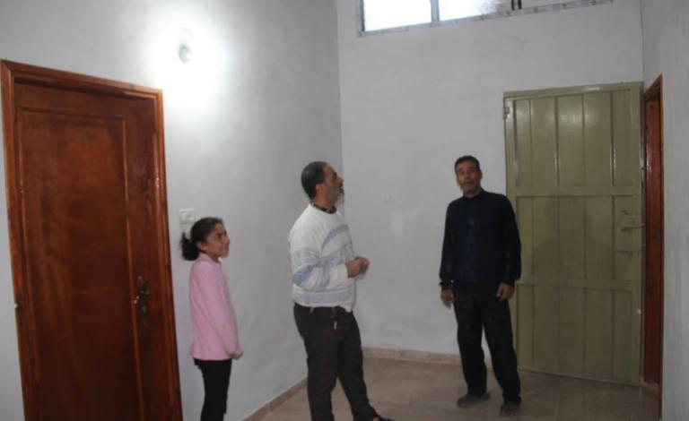 صورة خبر ترميم جمعية الصلاح منزل أسرة فقيرة بالمغازي