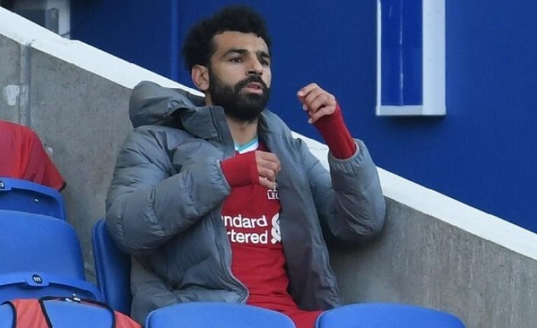 مدرب ليفربول يرد على غضب صلاح بعد استبداله في مباراة برايتون