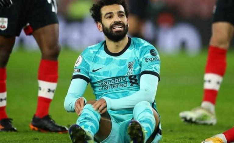 النجم المصري محمد صلاح لاعب ليفربول الإنجليزي