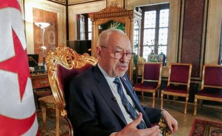 الغنوشي يتهم الرئيس التونسي "بالانقلاب على الثورة والدستور"