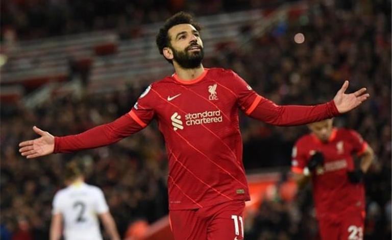 نجم فريق ليفربول محمد صلاح