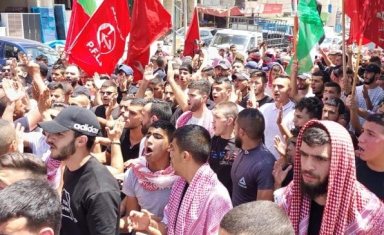 تشييع جثمان الشهيد ايمن محيسن في بيت لحم