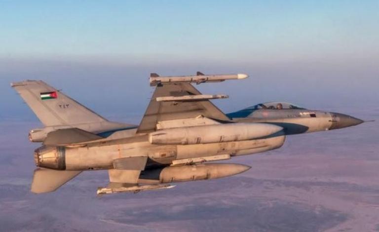 سقوط مقاتلة أردنية ونجاة قائدها