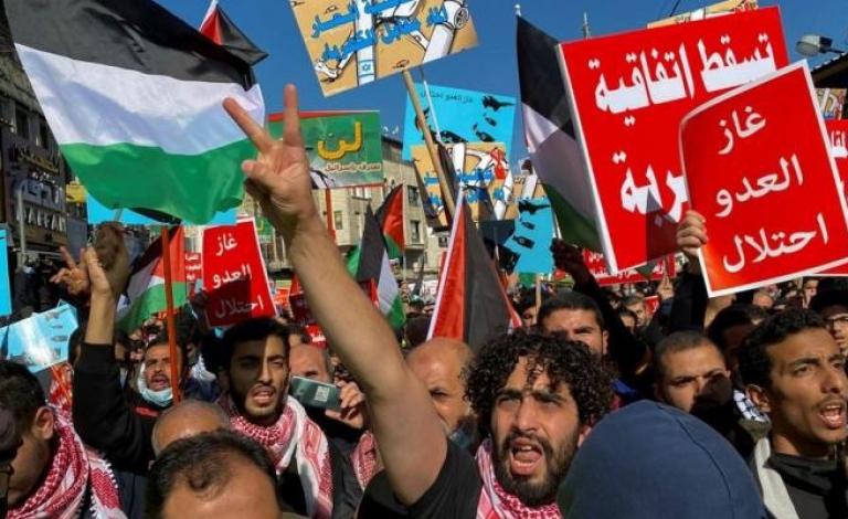 احتجاج بالأردن رفضا لاتفاق "الماء مقابل الكهرباء" مع "إسرائيل"