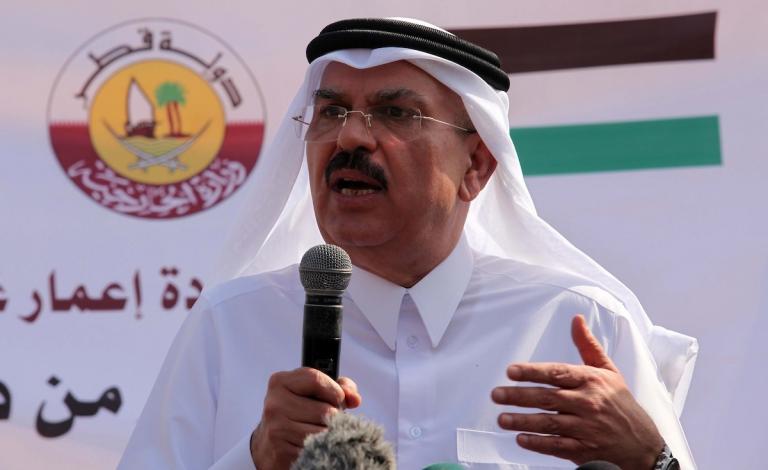 السفير "العمادي" ينعى ضحايا حريق جباليا شمال قطاع غزة