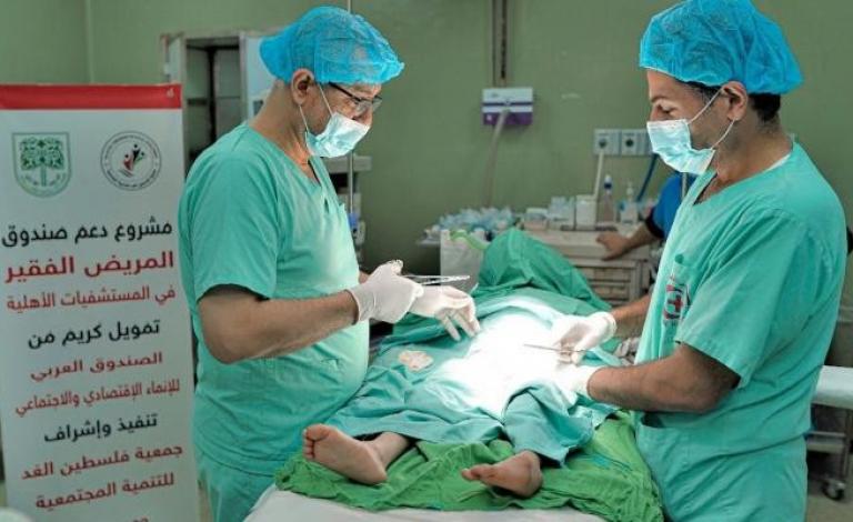 إطلاق مشروع إجراء عمليات للمرضى الفقراء في قطاع غزة
