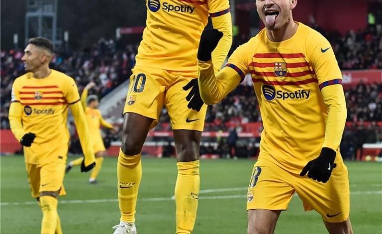 برشلونة يعبر فخ جيرونا ويبتعد بصدارة الليجا