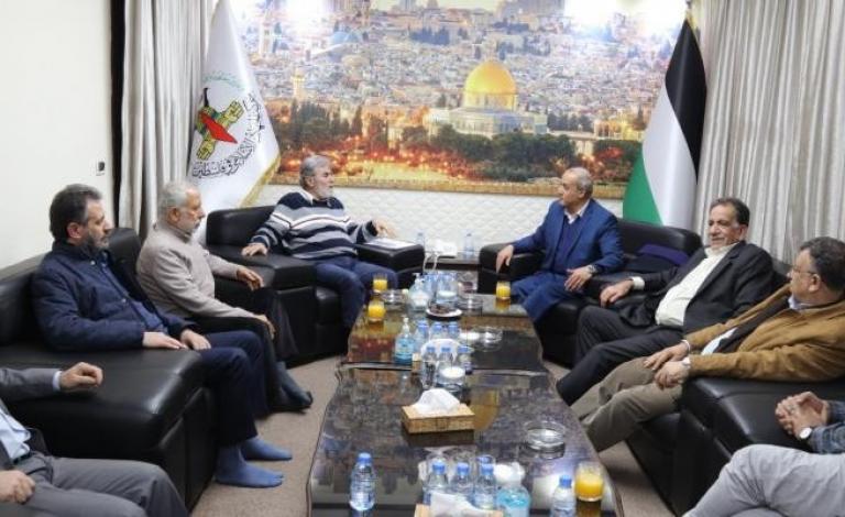 تفاصيل لقاء النخالة مع نائب الأمين العام للجبهة الشعبيّة