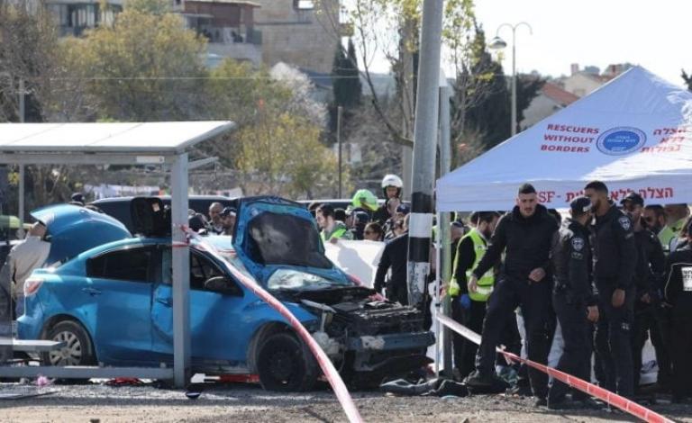 ارتفاع قتلى عملية الدهس بالقدس إلى ثلاثة