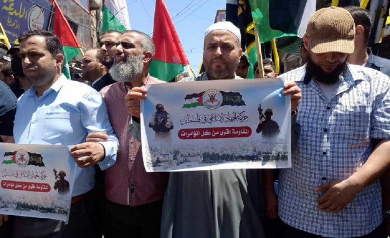 الجهاد الإسلامي: نرفض مشاريع التسوية وجميع أشكال الاعتراف بالاحتلال