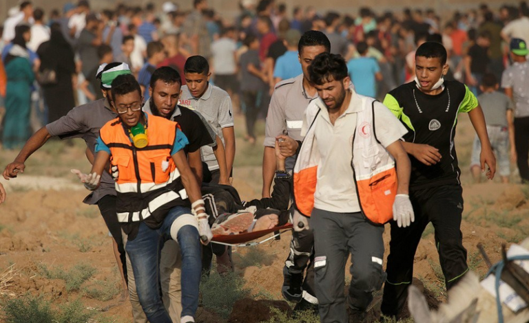 إصابة شاب برصاص الاحتلال شرق غزة