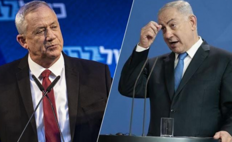 نتنياهو وغانتس يُعلنان رسميًا تشكيل حكومة طوارئ