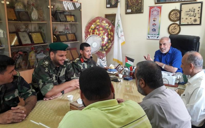 مدير تعليم الوسطى يلتقي قائد الفتوة الجديد بالقطاع