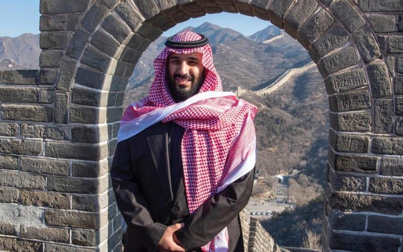 بن سلمان يقف على أحد "عجائب الدنيا السبع"