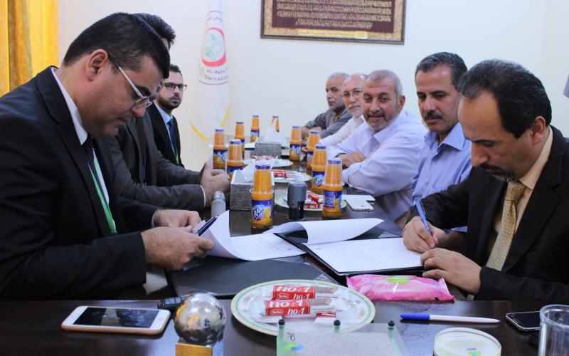 توقيع الاتفاقية بين الاتصالات ومستشفى الوفاء