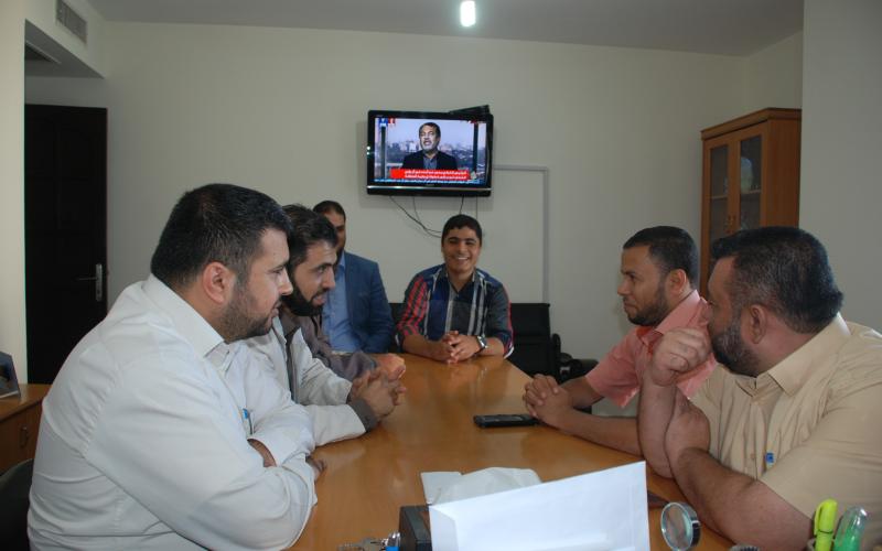 زيارة كتلة الصحفي لوكالة فلسطين الآن