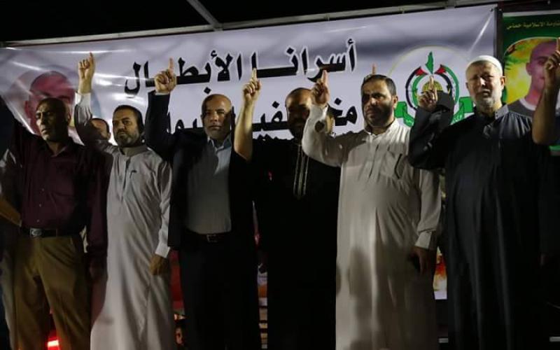  حماس تنظم مسيرة تضامنية مع المختطفين الأربعة وسط القطاع (7)